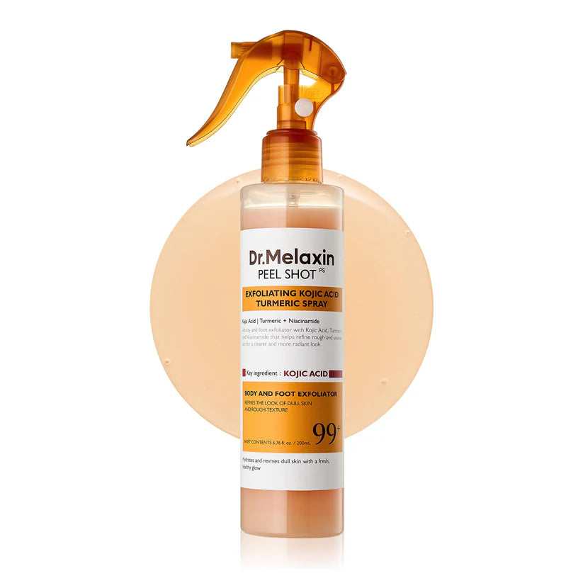 Dr. Melaxin Spray Exfoliante Corporal Ácido Kójico + Cúrcuma